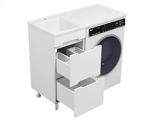 Заказать Байкал - 40 Тумба под стиральную машину 2 ящ .ПВХ (аналог Фостера) в магазине сантехники Santeh-Crystal.ru