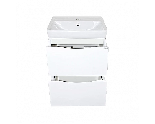 Купить Венера - 55 Тумба с 2 ящ. белая в магазине сантехники Santeh-Crystal.ru