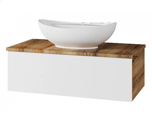 Приобрести Ива - 90 Тумба подвесная комбинированная 1 ящ. О в магазине сантехники Santeh-Crystal.ru
