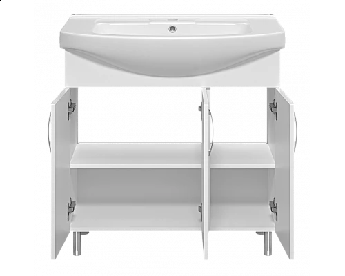 Заказать Изео - 85 Тумба напольная прямая 3 дв., (ПВХ) в магазине сантехники Santeh-Crystal.ru