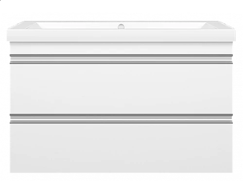 Приобрести Ингрид - 90 Тумба подвесная с 2 ящ.эмаль в магазине сантехники Santeh-Crystal.ru