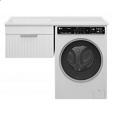 ENFIDA - 60 Тумба подвесная 1 ящ. под стир. машину, белая мат. эмаль (Энфида)