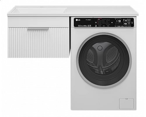 Приобрести ENFIDA - 60 Тумба подвесная 1 ящ. под стир. машину, белая мат. эмаль (Энфида) в магазине сантехники Santeh-Crystal.ru