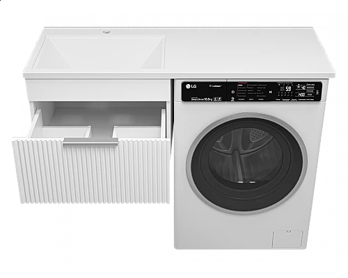 Приобрести ENFIDA - 60 Тумба подвесная 1 ящ. под стир. машину, белая мат. эмаль (Энфида) в магазине сантехники Santeh-Crystal.ru