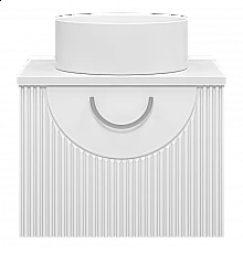 Ярина - 60 Тумба подвесная 1 ящ белая мат. эмаль