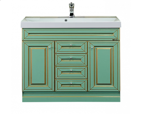 Заказать Vena - 90 Тумба с 3 ящ.салатовая патина в магазине сантехники Santeh-Crystal.ru