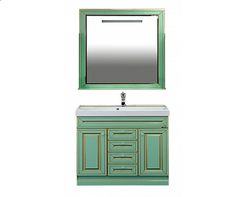Заказать Vena - 90 Тумба с 3 ящ.салатовая патина в магазине сантехники Santeh-Crystal.ru