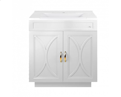 Купить Амбра - 70 тумба прямая белая в магазине сантехники Santeh-Crystal.ru