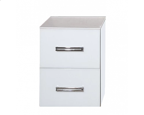 Купить Атланта - 38 тумба подвесная  2ящ. BL - 01G белый жасмин в магазине сантехники Santeh-Crystal.ru