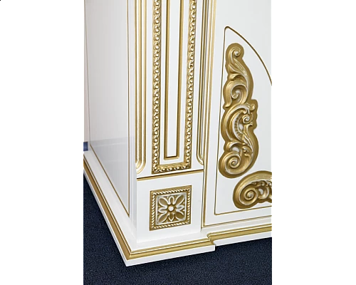 Заказать Барокко -100 Тумба прямая белая патина в магазине сантехники Santeh-Crystal.ru