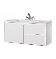 Барселона -105 Тумба подвесная с 3 ящ. белая эмаль