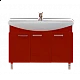 Заказать Джулия -120 Тумба прямая красная в магазине сантехники Santeh-Crystal.ru