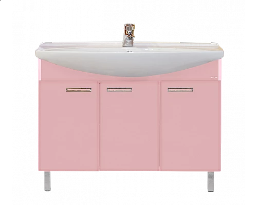 Заказать Джулия -120 Тумба прямая розовая в магазине сантехники Santeh-Crystal.ru