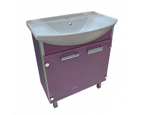 Заказать Эмма - 85 Тумба прямая сиреневая в магазине сантехники Santeh-Crystal.ru