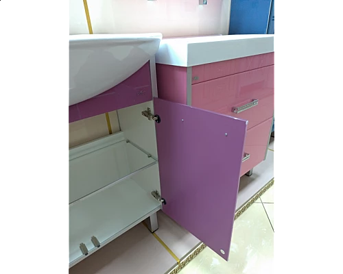 Заказать Эмма - 85 Тумба прямая сиреневая в магазине сантехники Santeh-Crystal.ru