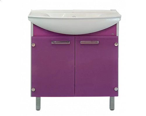 Заказать Эмма - 85 Тумба прямая сиреневая в магазине сантехники Santeh-Crystal.ru