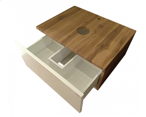 Приобрести Ива - 90 Тумба подвесная комбинированная 1 ящ. О в магазине сантехники Santeh-Crystal.ru