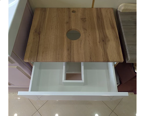 Приобрести Ива - 90 Тумба подвесная комбинированная 1 ящ. О в магазине сантехники Santeh-Crystal.ru