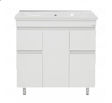 Фостер - 80 Тумба напольная с 2 ящ. белая О