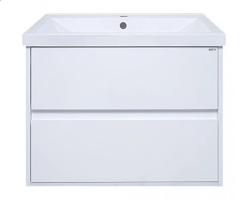 Приобрести Алиса - 75 тумба 2 ящ. подвесная белая эмаль в магазине сантехники Santeh-Crystal.ru