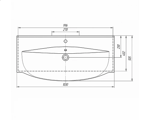Заказать Элвис -105 Тумба напольная с 2 ящ. белая эмаль в магазине сантехники Santeh-Crystal.ru