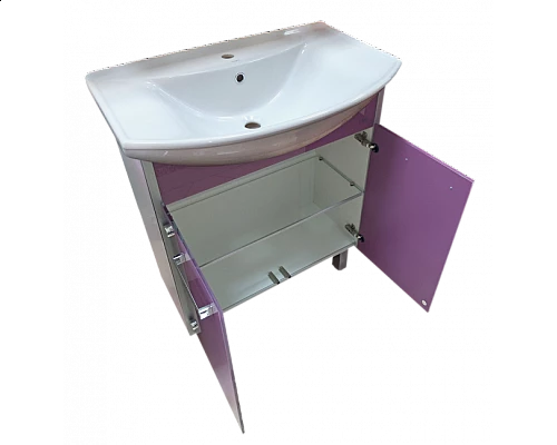 Заказать Эмма - 75 Тумба прямая сиреневая в магазине сантехники Santeh-Crystal.ru