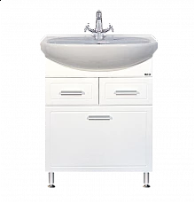 Стелла - 65 Тумба с  2-мя ящ. / раков.Б/К горизонт.