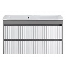 BALATON -100 Тумба подвесная с 2 ящ. комбинированный / раковина