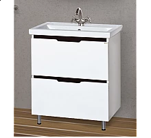 Лайм - 70 Тумба напольная  с 2 ящ. комбинированная / раковина
