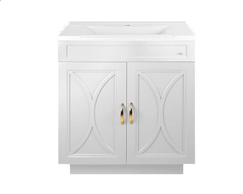 Заказать Амбра - 65 тумба прямая белая / раковина в магазине сантехники Santeh-Crystal.ru