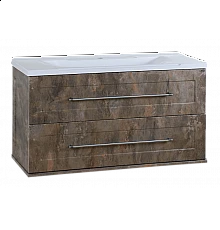 Марта -100 Тумба подвесная цинк / раковина