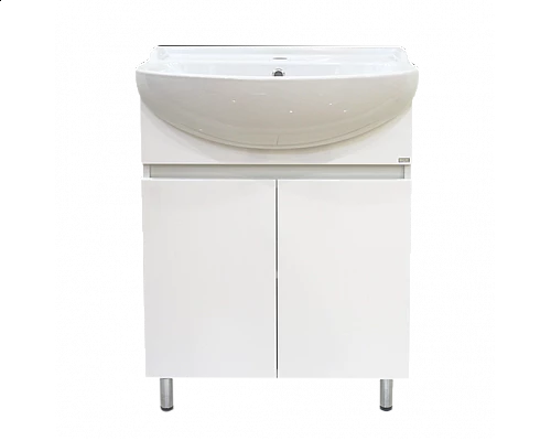 Купить Амур - 70 Тумба напольная прямая (ПВХ) / раковина в магазине сантехники Santeh-Crystal.ru