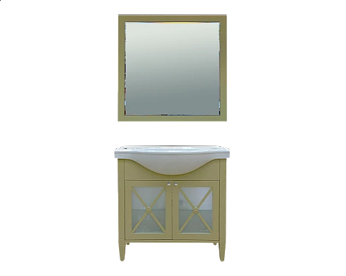 Купить Анна - 80 Зеркало оливковое в магазине сантехники Santeh-Crystal.ru