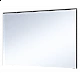 Приобрести MARS -120 Зеркало в черном матовом профиле в магазине сантехники Santeh-Crystal.ru