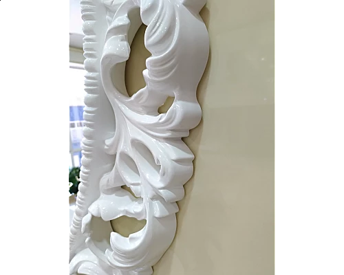 Купить Аврора O.1021.BA.ZA col 131 Зеркало (белый, овальное) в магазине сантехники Santeh-Crystal.ru