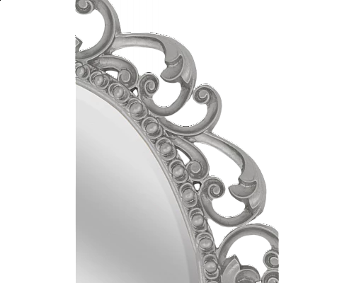 Приобрести Аврора O.1076.PA.ZA col 146 Зеркало 820х1020 (серебро, овальное) в магазине сантехники Santeh-Crystal.ru