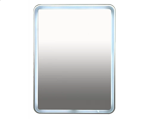 Купить 3 Неон - Зеркало LED  600х800 сенсор на корпусе (с круглыми углами) О в магазине сантехники Santeh-Crystal.ru