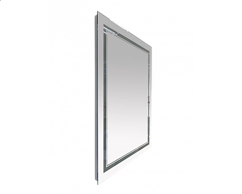 Заказать 2 Неон - Зеркало LED  600х800 сенсор на корпусе (двойная подсветка) в магазине сантехники Santeh-Crystal.ru