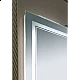 Заказать 2 Неон - Зеркало LED 1200х800 сенсор на зеркале / часы (двойная подсветка) в магазине сантехники Santeh-Crystal.ru