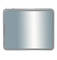 3 Неон - Зеркало LED 1000х800 сенсор на корпусе (с круглыми углами)