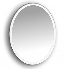 4 Неон - Зеркало LED 600х800 сенсор на корпусе (овальное)