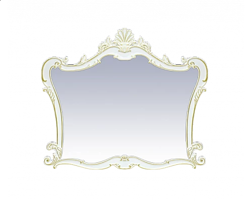 Приобрести Bianco - 90 Зеркало белое сусальное золото в магазине сантехники Santeh-Crystal.ru