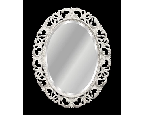 Купить Аврора O.1021.BA.ZA col 131 Зеркало (белый, овальное) в магазине сантехники Santeh-Crystal.ru