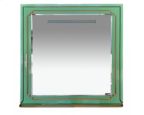 Заказать Praga -105 Зеркало салатовая/ патина в магазине сантехники Santeh-Crystal.ru