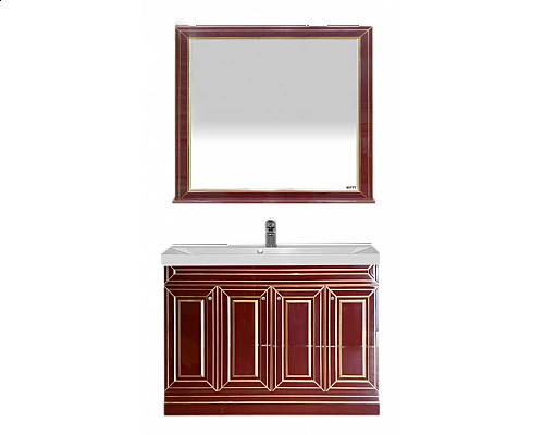 Купить Vena -120 Зеркало бордо патина в магазине сантехники Santeh-Crystal.ru