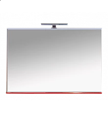 Атланта - 107 Зеркало с полочкой BL - 08G алый мак