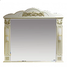 Барокко -120 Зеркало бежевое патина