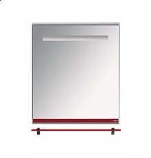 Джулия - 60 Зеркало  с полочкой 12 мм бордо