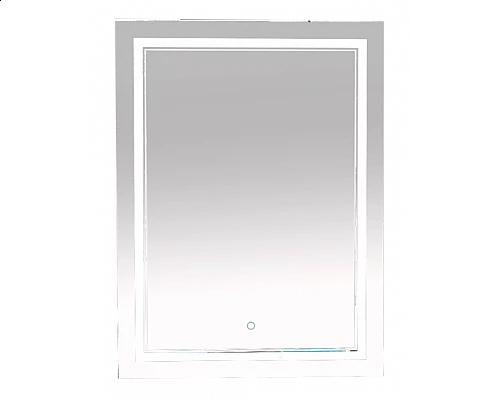 Купить 2 Неон - Зеркало LED  600х800 сенсор на зеркале (двойная подсветка) О в магазине сантехники Santeh-Crystal.ru