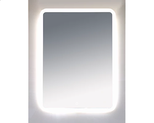 Заказать 3 Неон - Зеркало LED  600х800 сенсор на зеркале  (с круглыми углами) О в магазине сантехники Santeh-Crystal.ru